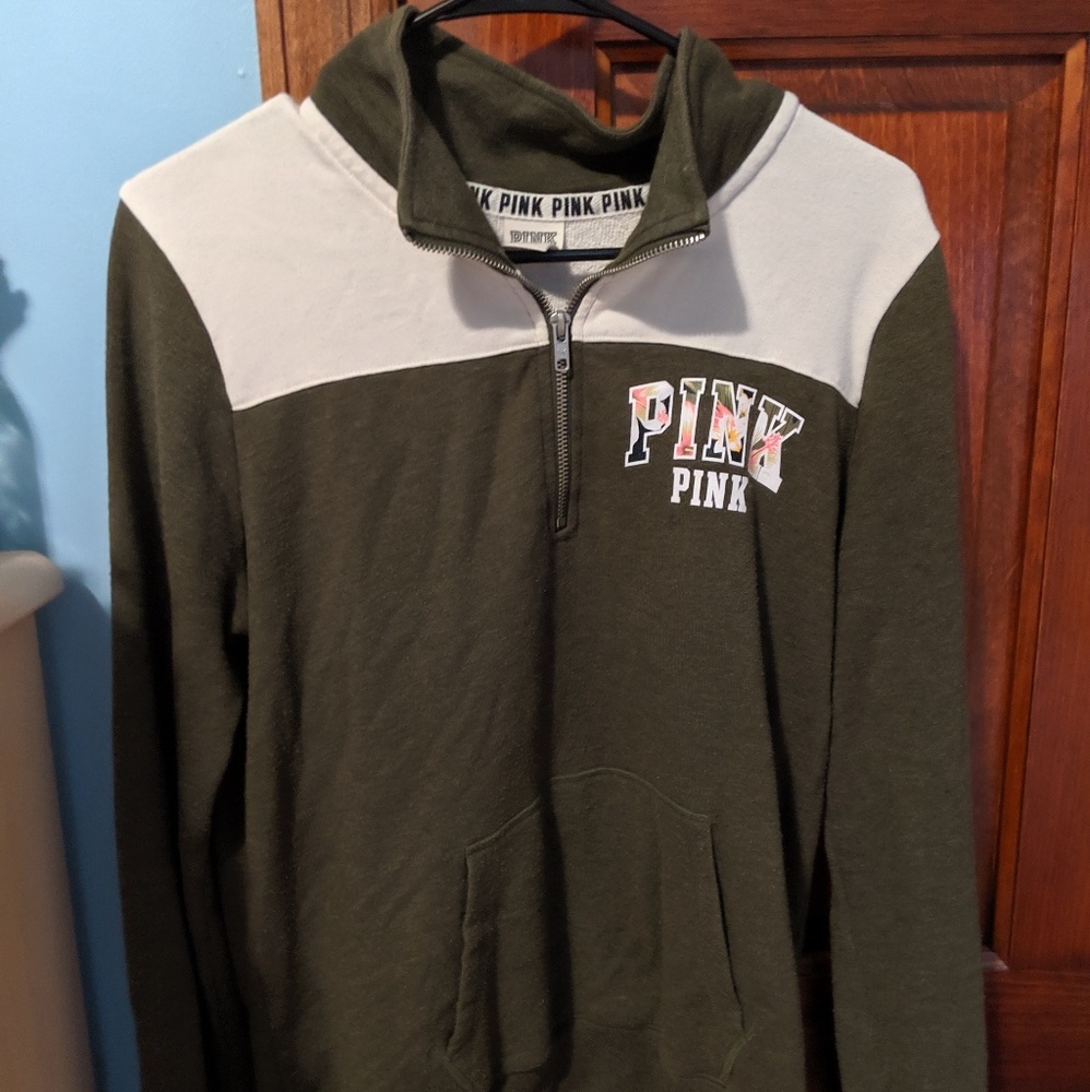VS Pink half zip
